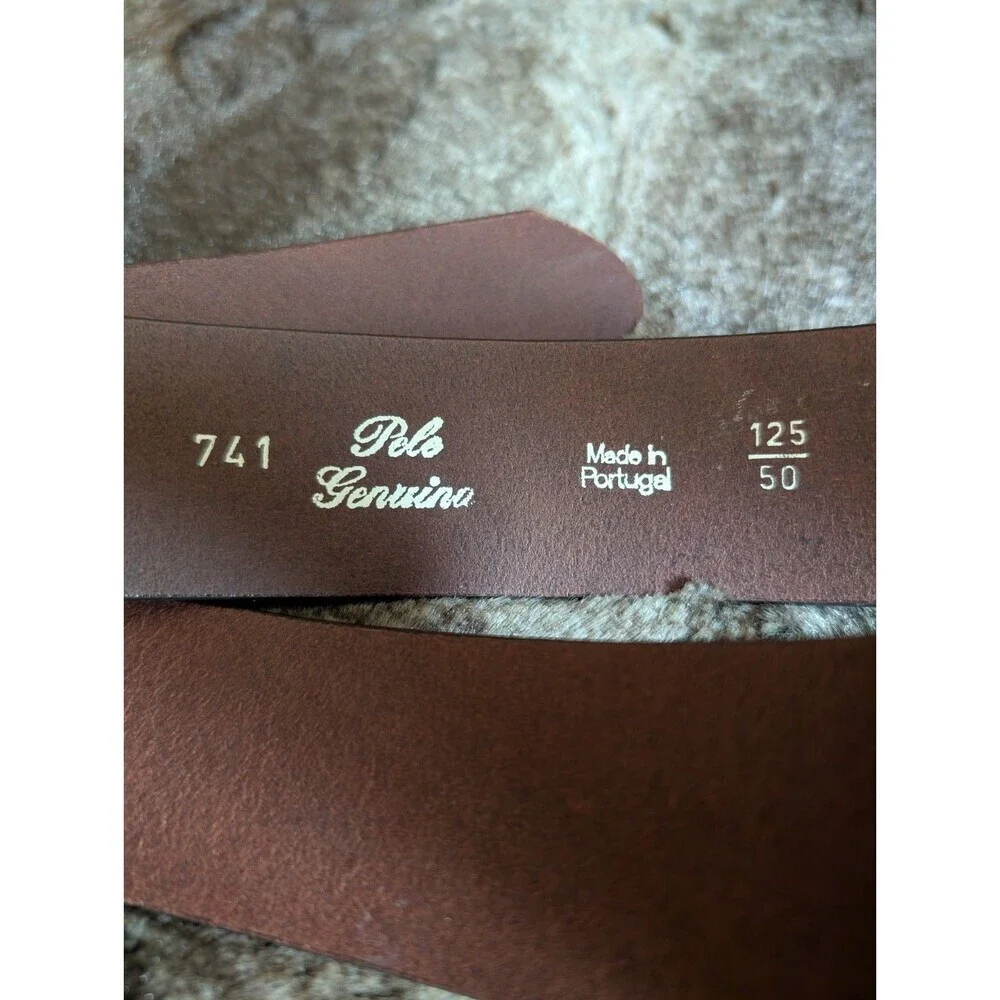 Polo Genuine Leather Belt Mens 50